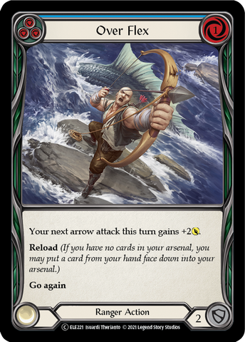 Over Flex (Blue) [U-ELE221] (Tales of Aria Unlimited) Unlimited Rainbow Foil