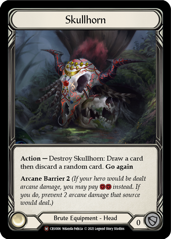 Skullhorn [U-CRU006] (Crucible of War Unlimited) Unlimited Rainbow Foil