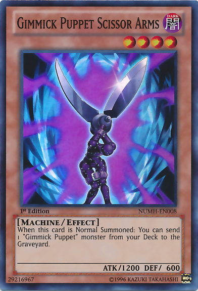 Gimmick Puppet Scissor Arms [NUMH-EN008] Super Rare  Fusion Gaming