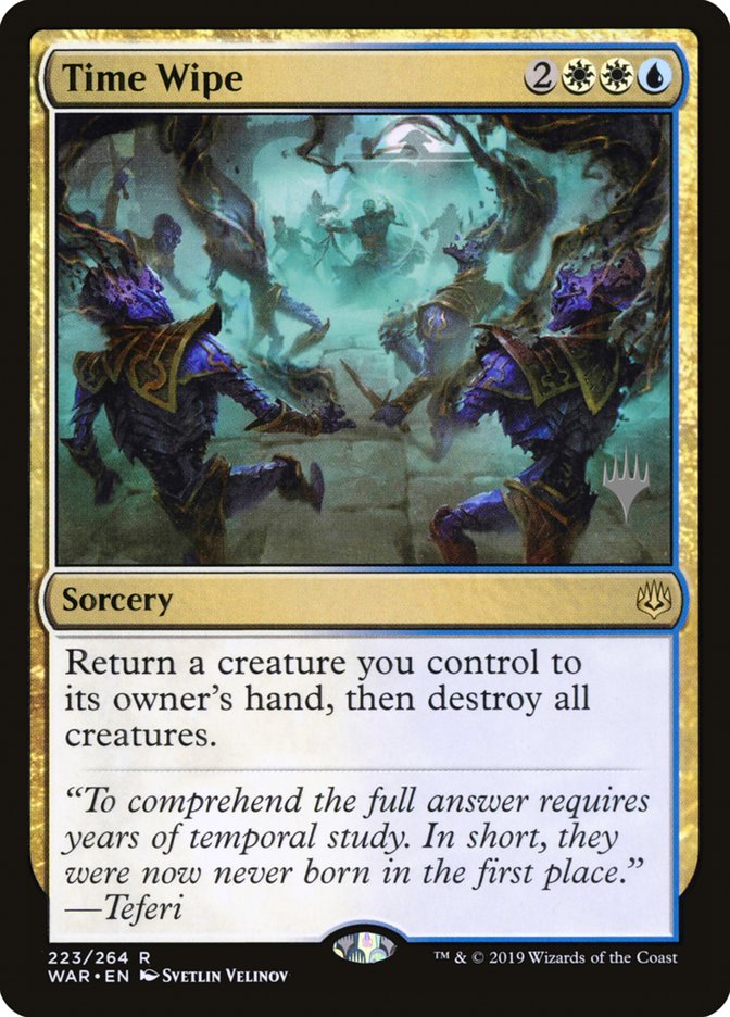 Time Wipe (Promo Pack) [War of the Spark Promo Pack]