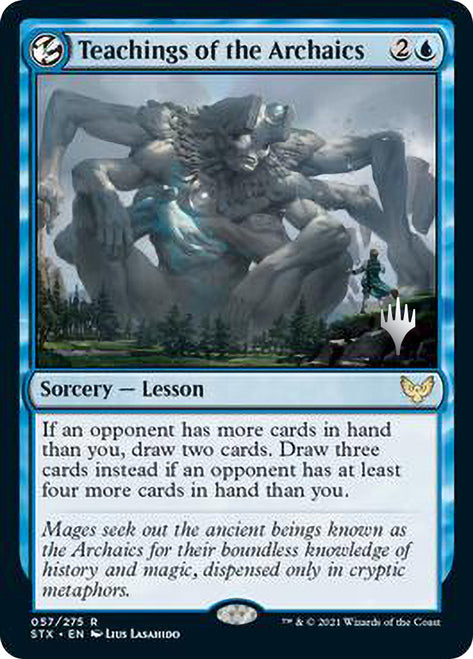 Teachings of the Archaics (Promo Pack) [Strixhaven: School of Mages Promo Pack]