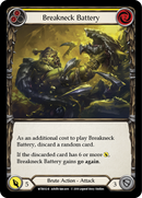 Breakneck Battery (Yellow) [WTR012-R] (Welcome to Rathe) Alpha Print Rainbow Foil
