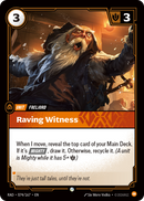 front of card Raving Witness [Radiance] 074/167
