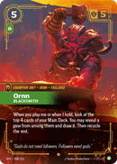 front of card Ornn, Blacksmith [Spiritforged] 058/221