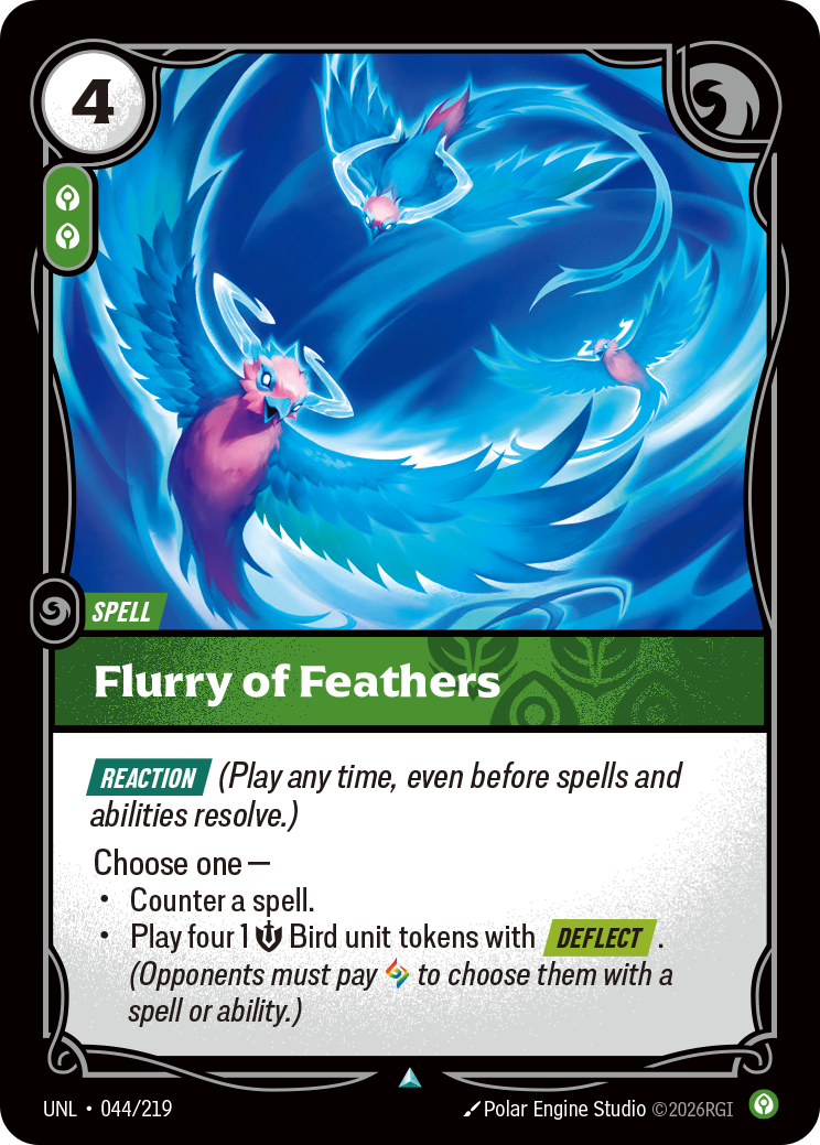 front of card Flurry of Feathers [Unleashed] 044/219