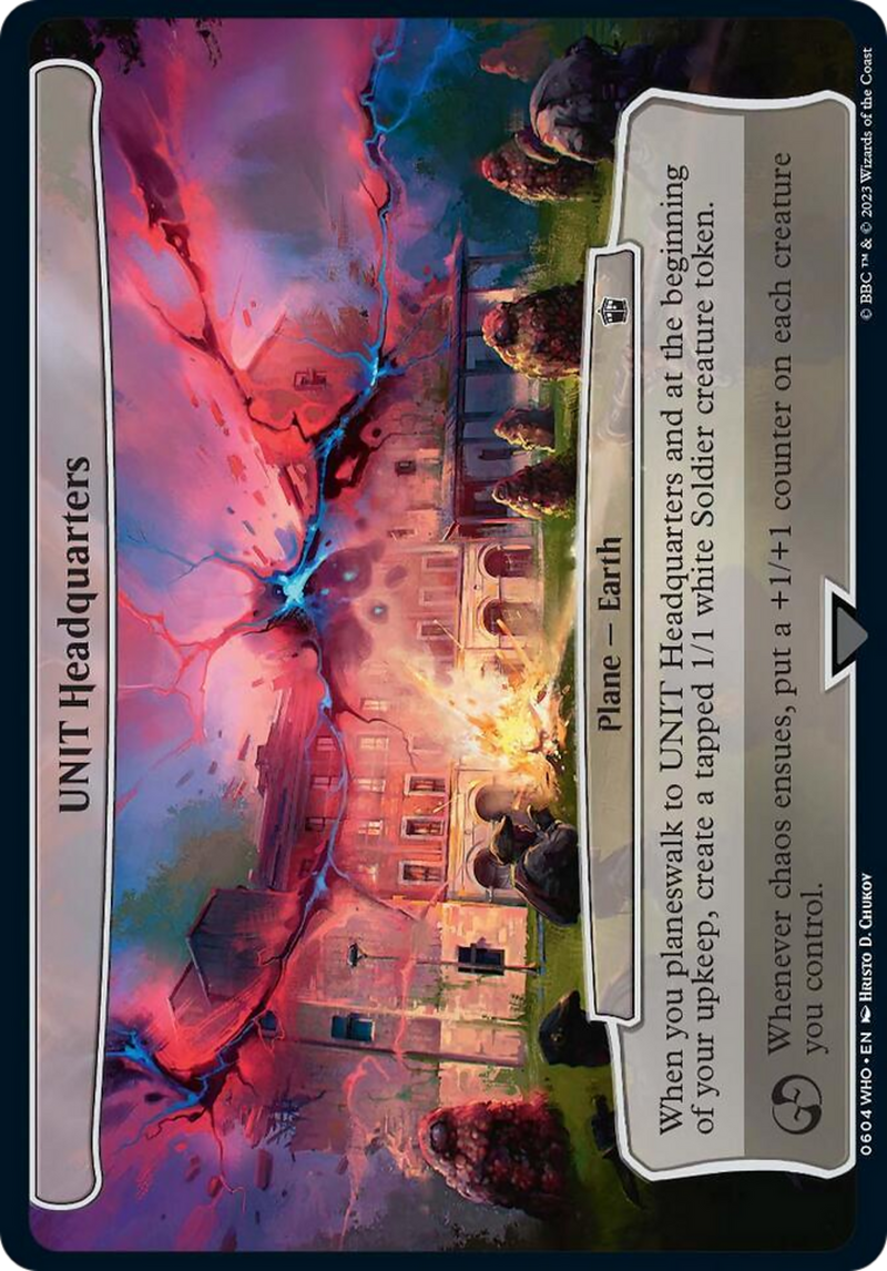 (Oversized Plane) UNIT Headquarters [Doctor Who Planes]
