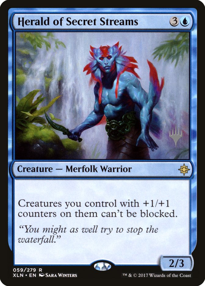 Herald of Secret Streams (Promo Pack) [Ixalan Promo Pack]