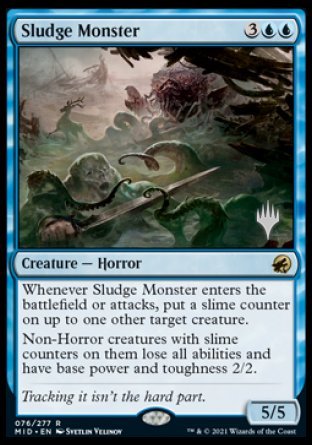 Sludge Monster (Promo Pack) [Innistrad: Midnight Hunt Promo Pack]