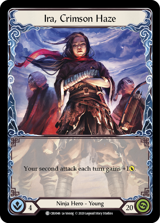 Ira, Crimson Haze [CRU046] (Crucible of War) 1st Edition Rainbow Foil
