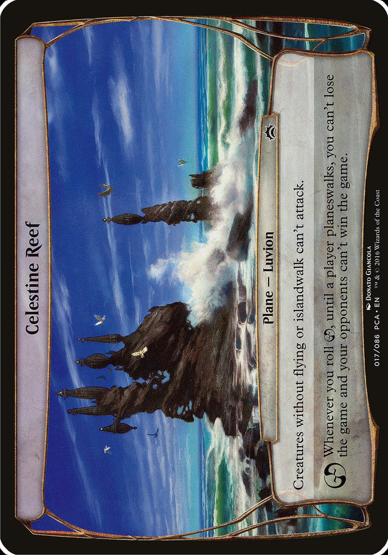 (Oversized Plane) Celestine Reef [Planechase Anthology Planes]