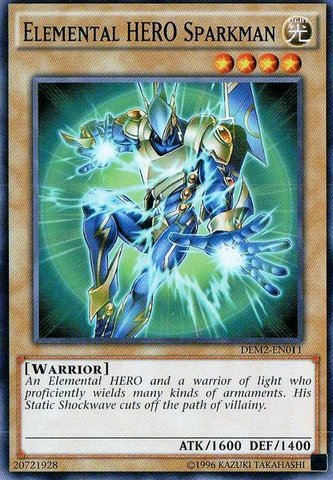 Elemental Hero Sparkman [DEM2-EN011] (Promo) Common