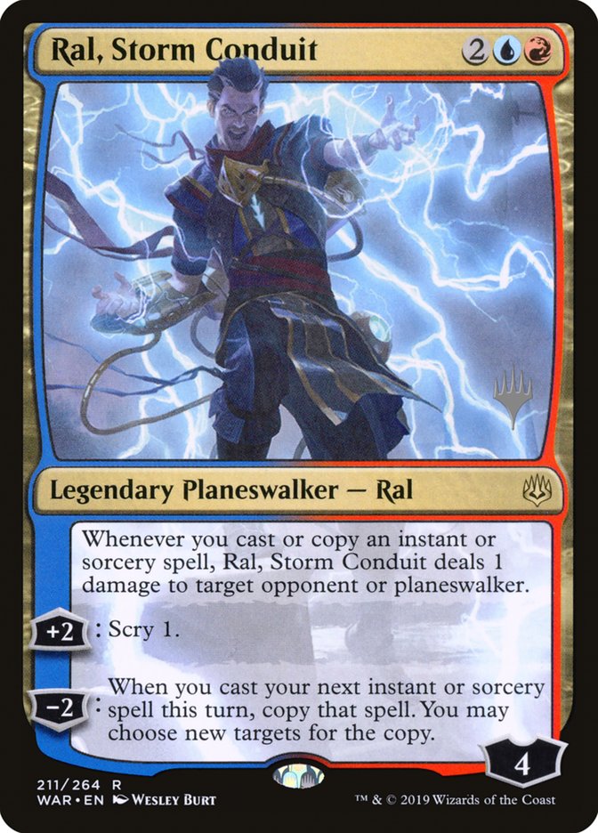 Ral, Storm Conduit (Promo Pack) [War of the Spark Promo Pack]