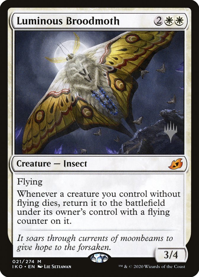 Luminous Broodmoth (Promo Pack) [Ikoria: Lair of Behemoths Promo Pack]