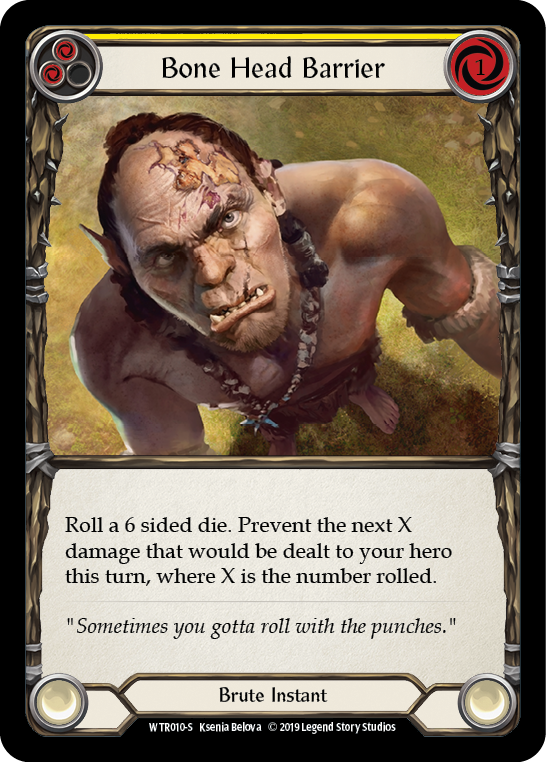 Bone Head Barrier [WTR010-S] (Welcome to Rathe) Alpha Print Normal
