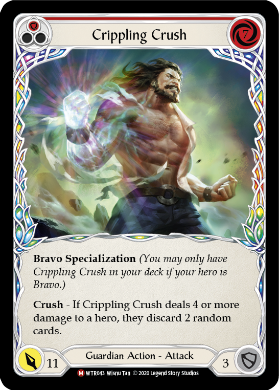 Crippling Crush [U-WTR043] (Welcome to Rathe Unlimited) Unlimited Rainbow Foil
