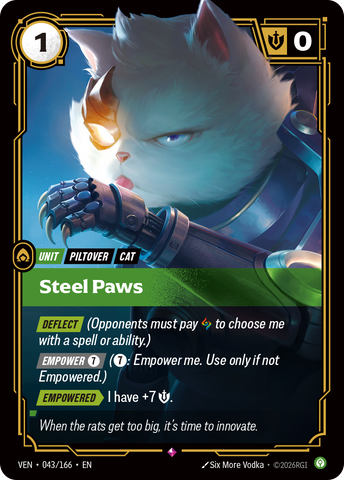 front of card Steel Paws [Vendetta] 043/166
