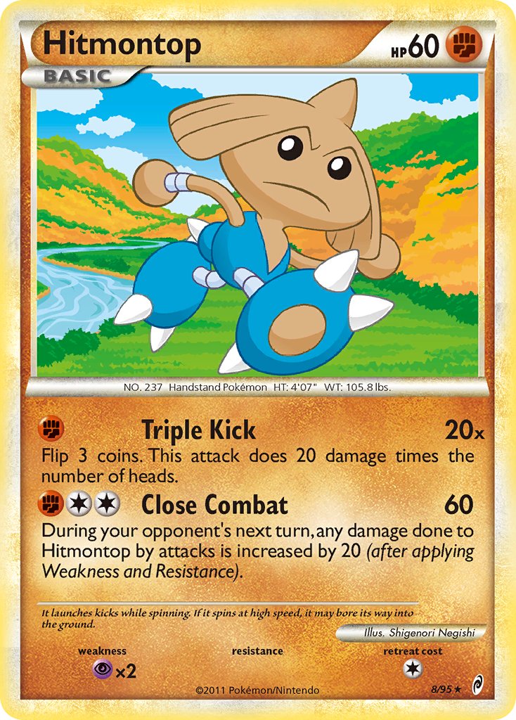 Hitmontop (8/95) (HeartGold & SoulSilver: Call of Legends) [Theme Deck Exclusive]