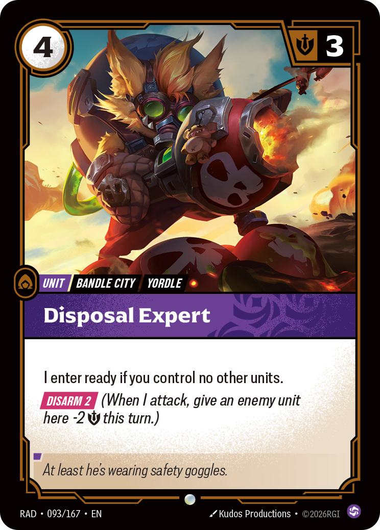 front of card Disposal Expert [Radiance] 093/167