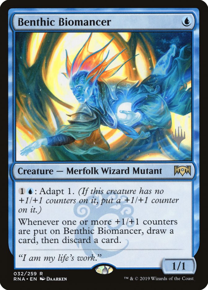 Benthic Biomancer (Promo Pack) [Ravnica Allegiance Promo Pack]