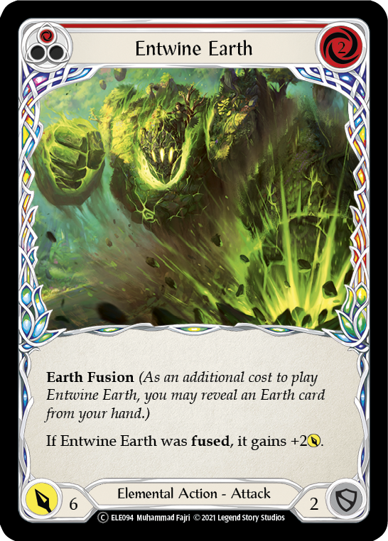 Entwine Earth (Red) [U-ELE094] (Tales of Aria Unlimited) Unlimited Normal