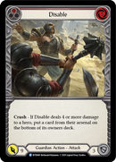 Disable (Red) [U-WTR048] (Welcome to Rathe Unlimited) Unlimited Rainbow Foil