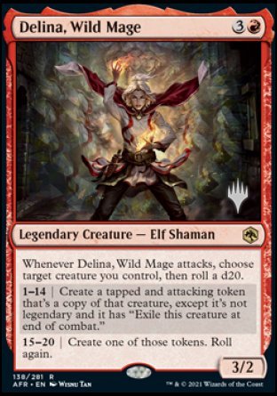 Delina, Wild Mage (Promo Pack) [Dungeons & Dragons: Adventures in the Forgotten Realms Promo Pack]