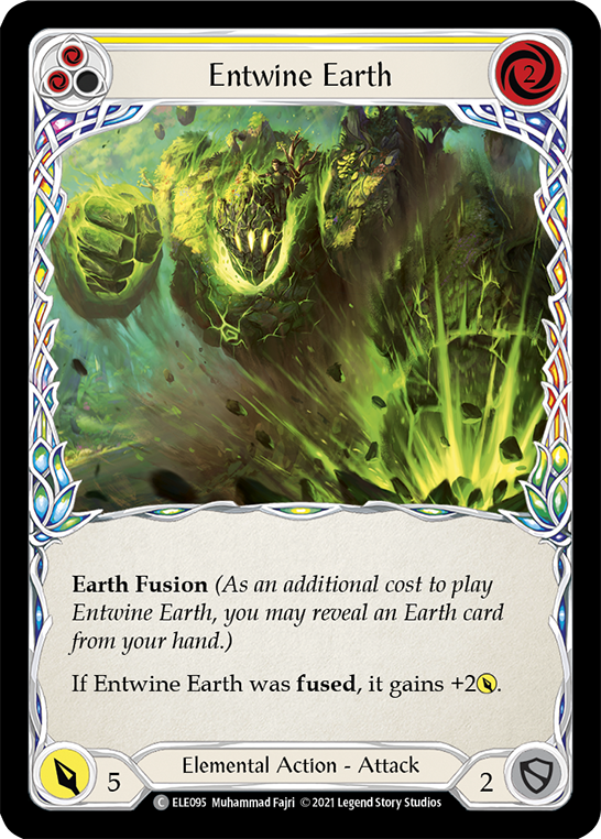 Entwine Earth (Yellow) [ELE095] (Tales of Aria) 1st Edition Normal
