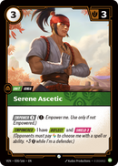 front of card Serene Ascetic [Vendetta] 030/166