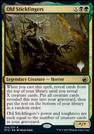Old Stickfingers (Promo Pack) [Innistrad: Midnight Hunt Promo Pack]