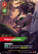 front of card Akali - Rogue Assassin (Overnumbered) [Vendetta] 189/166