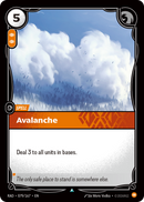 front of card Avalanche [Radiance] 079/167