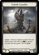 Goliath Gauntlet [WTR153-C] (Welcome to Rathe) Alpha Print Cold Foil