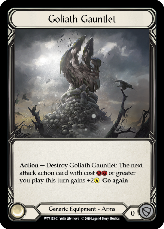 Goliath Gauntlet [WTR153-C] (Welcome to Rathe) Alpha Print Cold Foil