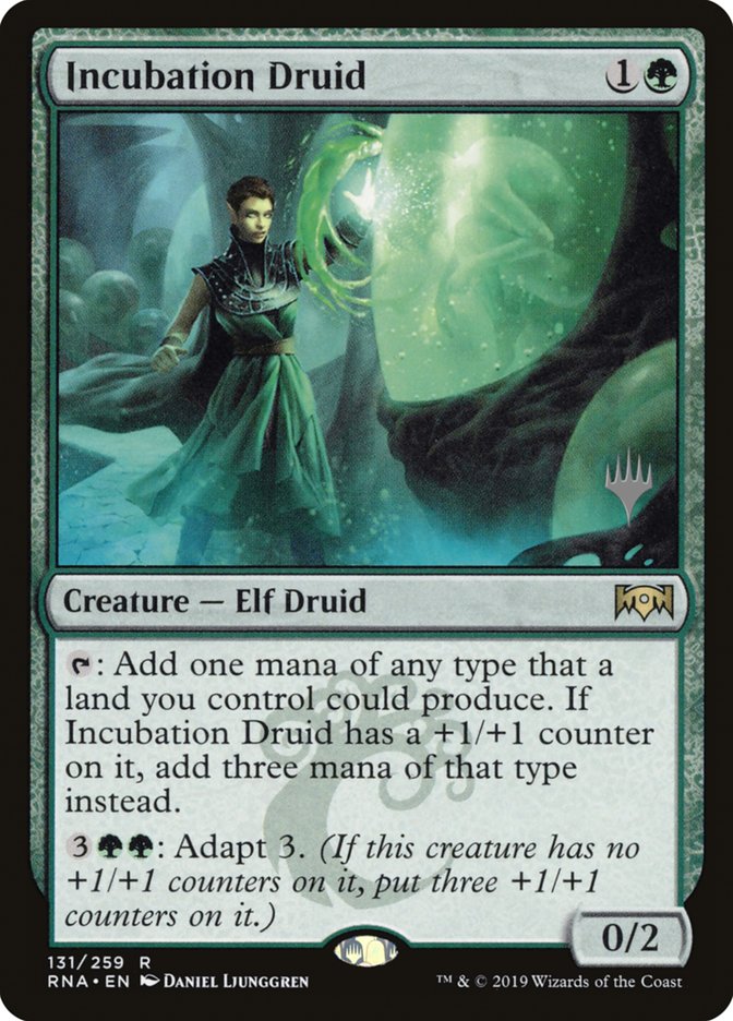 Incubation Druid (Promo Pack) [Ravnica Allegiance Promo Pack]