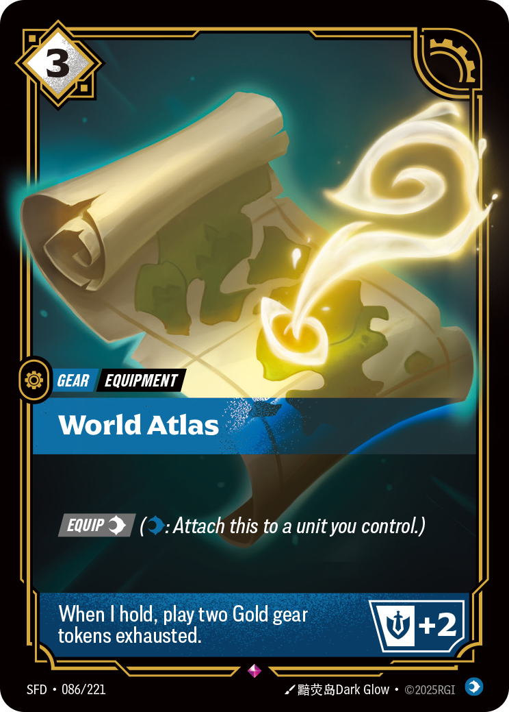 front of card World Atlas [Spiritforged] 086/221
