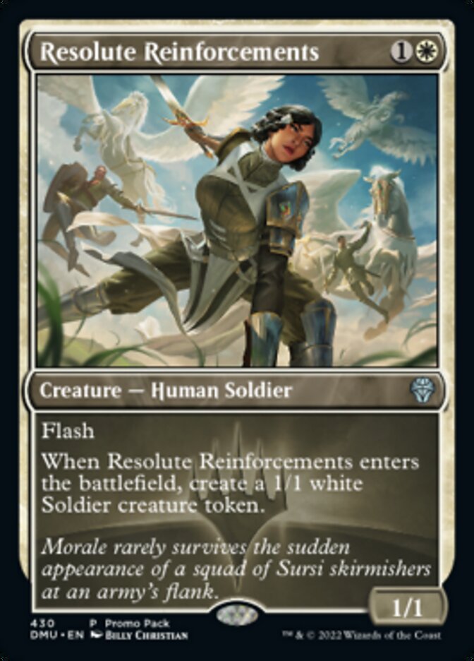 Resolute Reinforcements (Promo Pack) [Dominaria United Promo Pack]