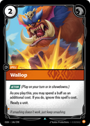 front of card Wallop [Origins]