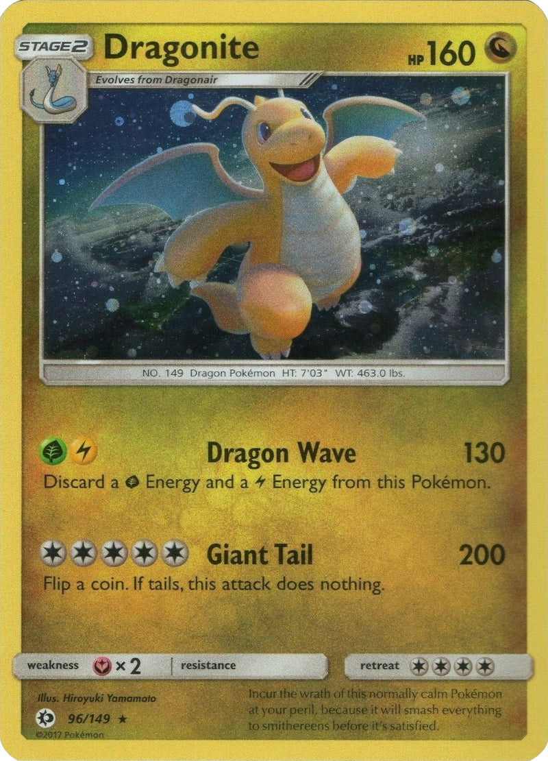 Dragonite (96/149) (Cosmos Holo) (Sun & Moon: Base Set) [Theme Deck Exclusive]