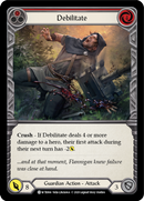 Debilitate (Red) [U-WTR066] (Welcome to Rathe Unlimited) Unlimited Rainbow Foil