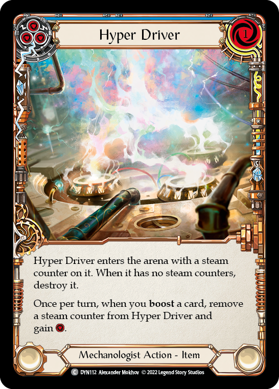 Hyper Driver (Blue) [DYN112] (Dynasty) Cold Foil