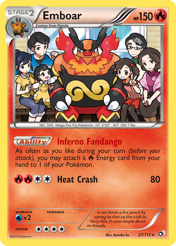 Emboar (27/113) (Black & White: Legendary Treasures) [Theme Deck Exclusive]