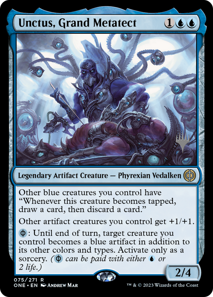 Unctus, Grand Metatect (Promo Pack) [Phyrexia: All Will Be One Promo Pack]