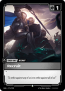 front of card Recruit (DE) [Origins]