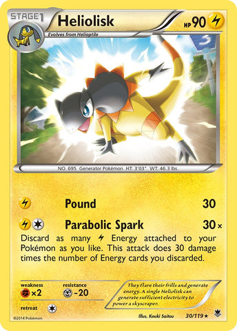 Heliolisk (30/119) (XY: Phantom Forces) [Theme Deck Exclusive]