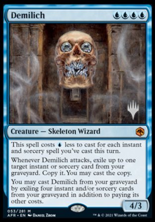 Demilich (Promo Pack) [Dungeons & Dragons: Adventures in the Forgotten Realms Promo Pack]