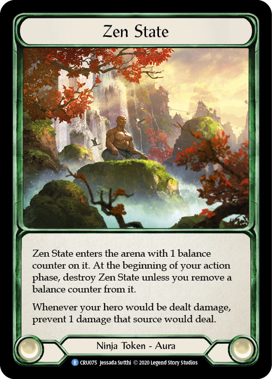Zen State [CRU075] (Crucible of War) 1st Edition Rainbow Foil