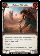 Outland Skirmish (Blue) [EVR068] (Everfest) 1st Edition Rainbow Foil