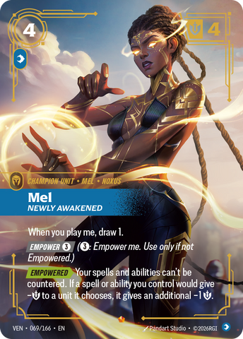 front of card Mel, Newly Awakened [Vendetta] 069/166