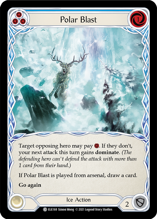 Polar Blast (Blue) [ELE168] (Tales of Aria) 1st Edition Normal