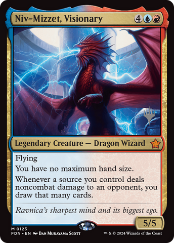 Niv-Mizzet, Visionary [Duskmourn: House of Horror Promo Pack]
